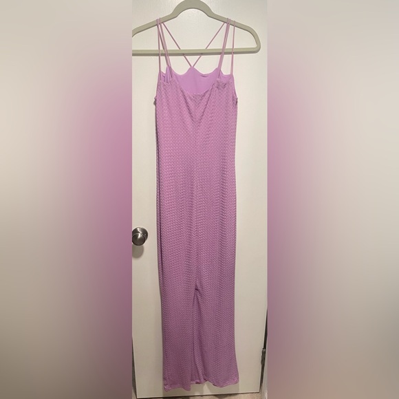 Camila Coelho Angie Maxi Dress in Soft Lavender - Picture 3 of 4